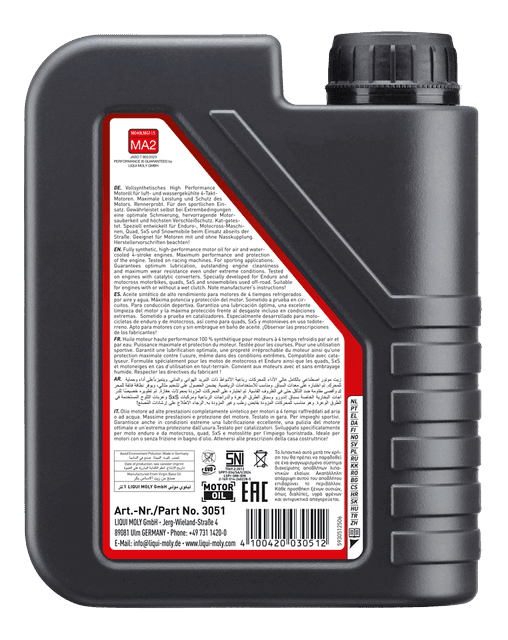 Liqui Moly Motorbike 4T Synth 10W-50 Offroad Race